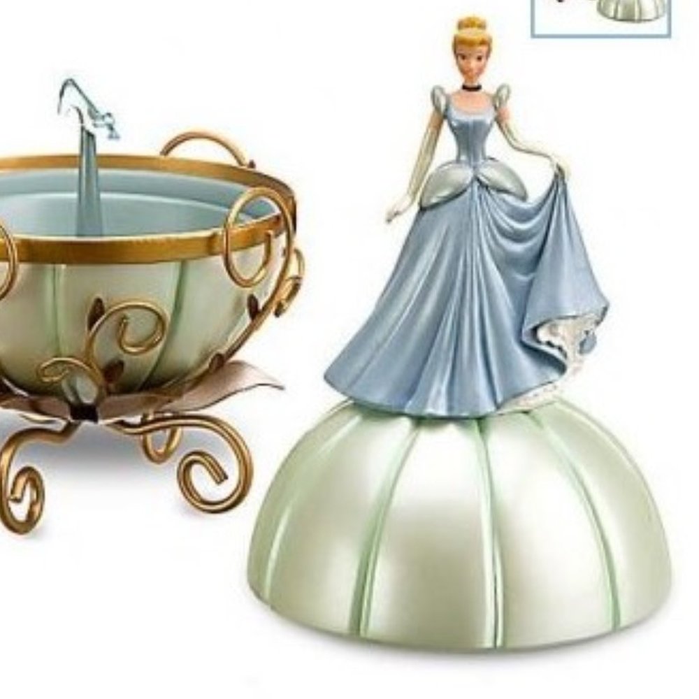 Disney Cinderella Pumpkin Carriage Jewelry Box Trinket - Picture 5 of 11